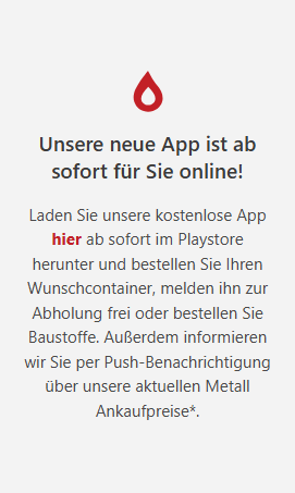 SMA Containerdienst App im Playstore - Container bestellen & Infos